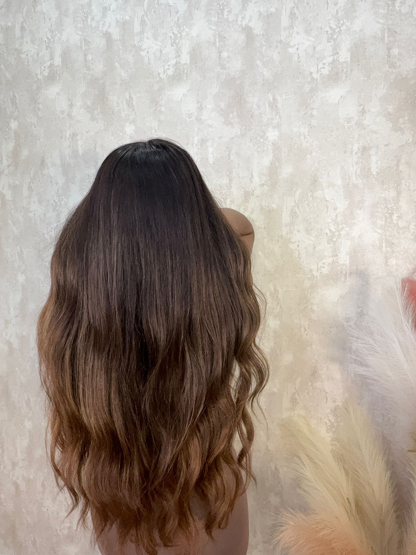 ASHANTY | Peluca de cabello natural 66 cm