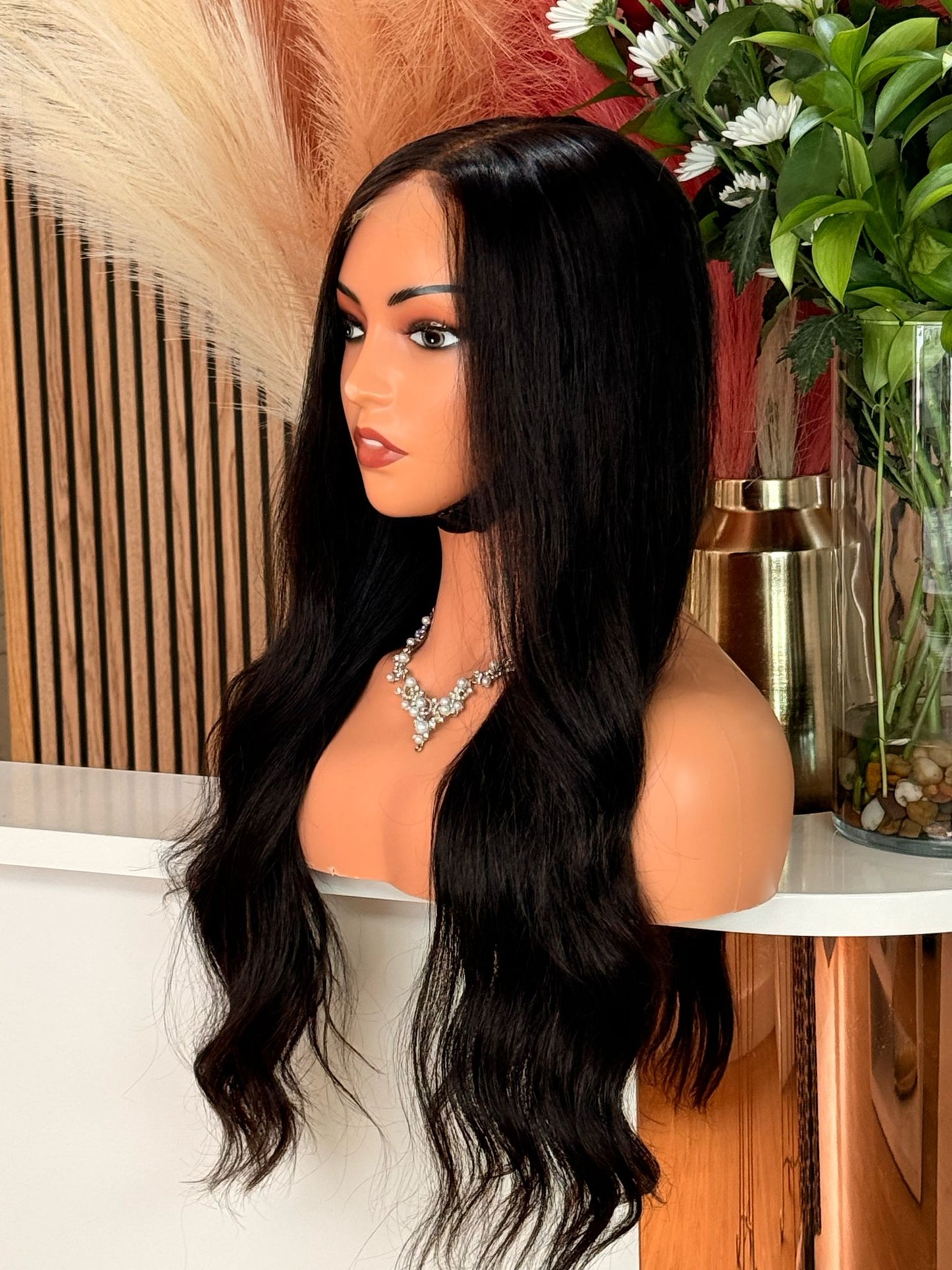 GÉNESIS | Peluca de pelo natural 56cm