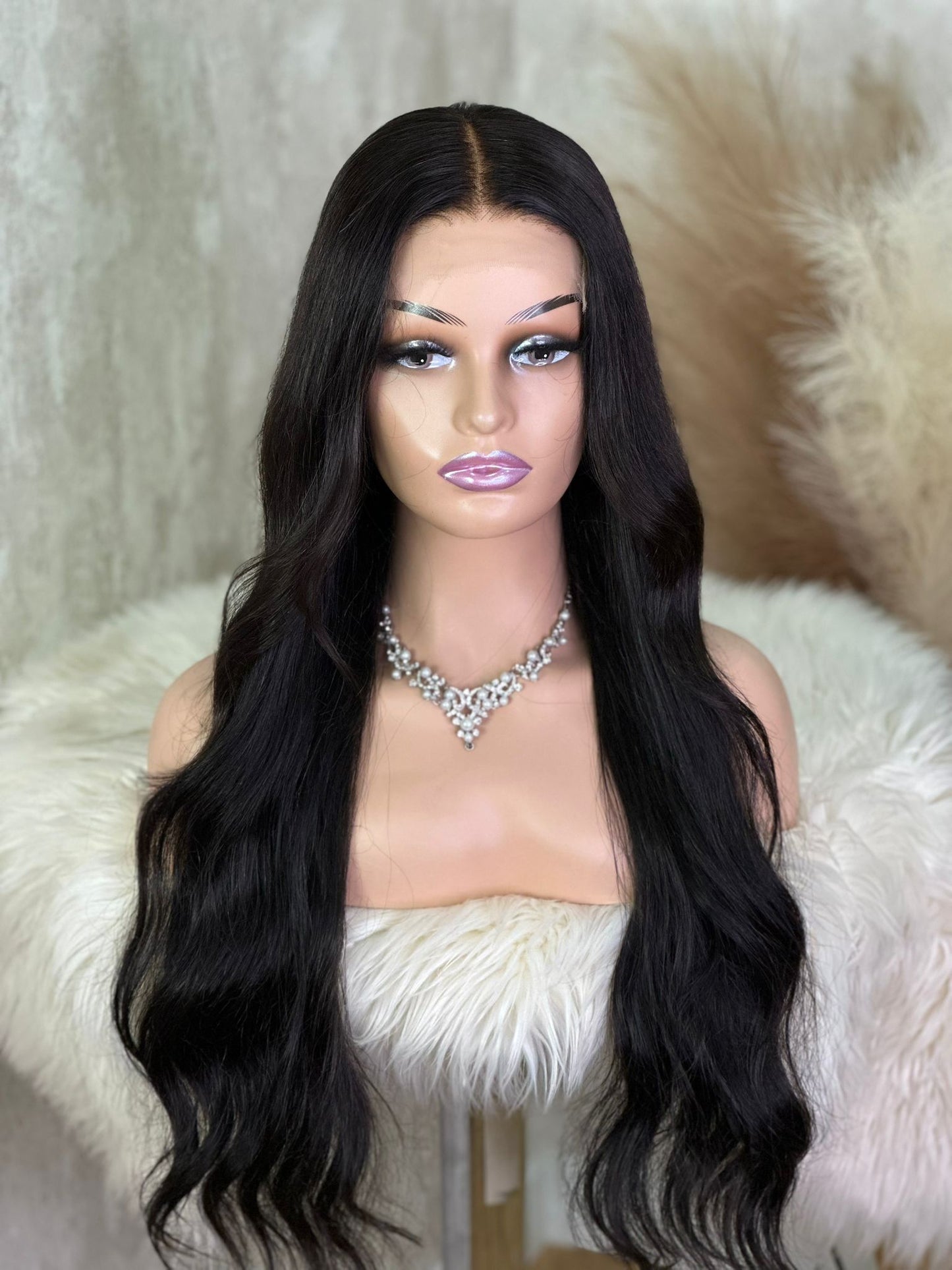 PANTERA | Peluca de pelo natural 61cm