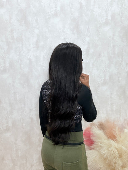 PANTERA | Peluca de pelo natural 66cm (26”)