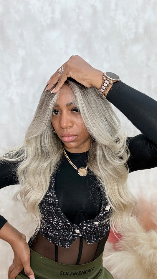 ALONA | Peluca de cabello natural 50 cm