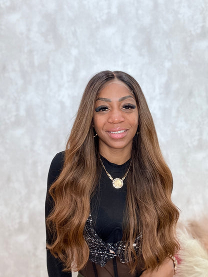 ZACHA | Peluca de pelo natural 61cm (24”)