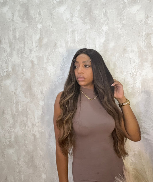ASHANTY | Peluca de cabello natural 66 cm