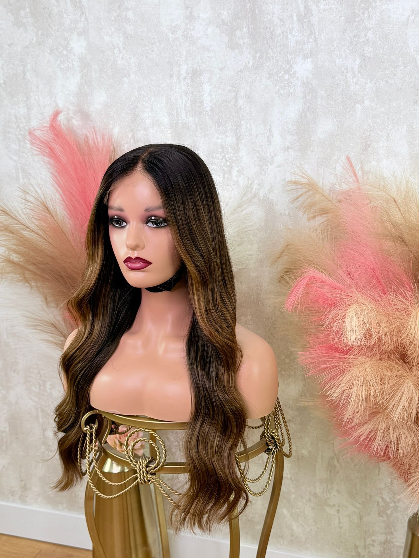 ZACHA | Peluca de pelo natural 61cm (24”)