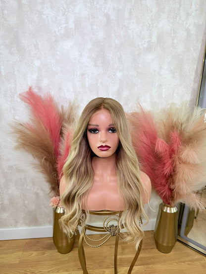 SHANTAL | Peluca de pelo natural 56cm (22”)