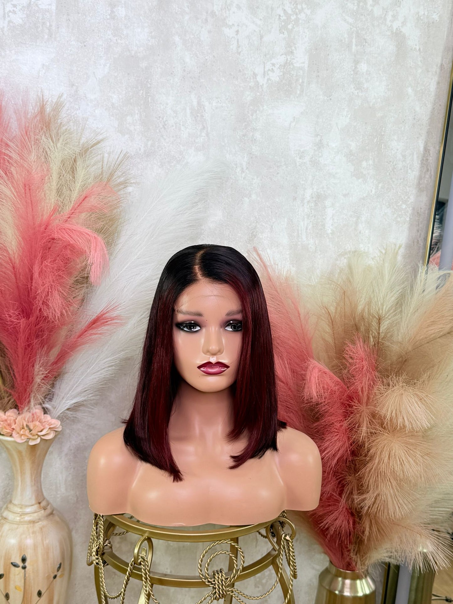 PAULA | Peluca de pelo natural 35cm (14”)