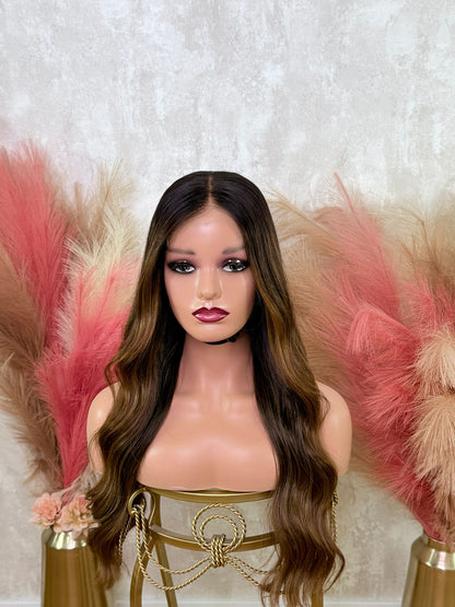 ZACHA | Peluca de pelo natural 61cm (24”)