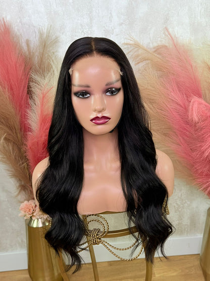 PANTERA | Peluca de pelo natural 50cm (20”) lace 5*5 HD