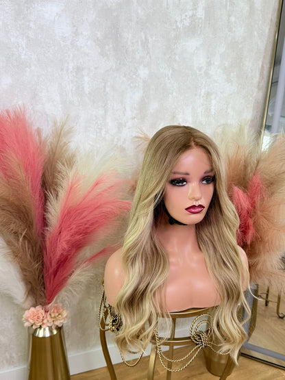 SHANTAL | Peluca de pelo natural 56cm (22”)