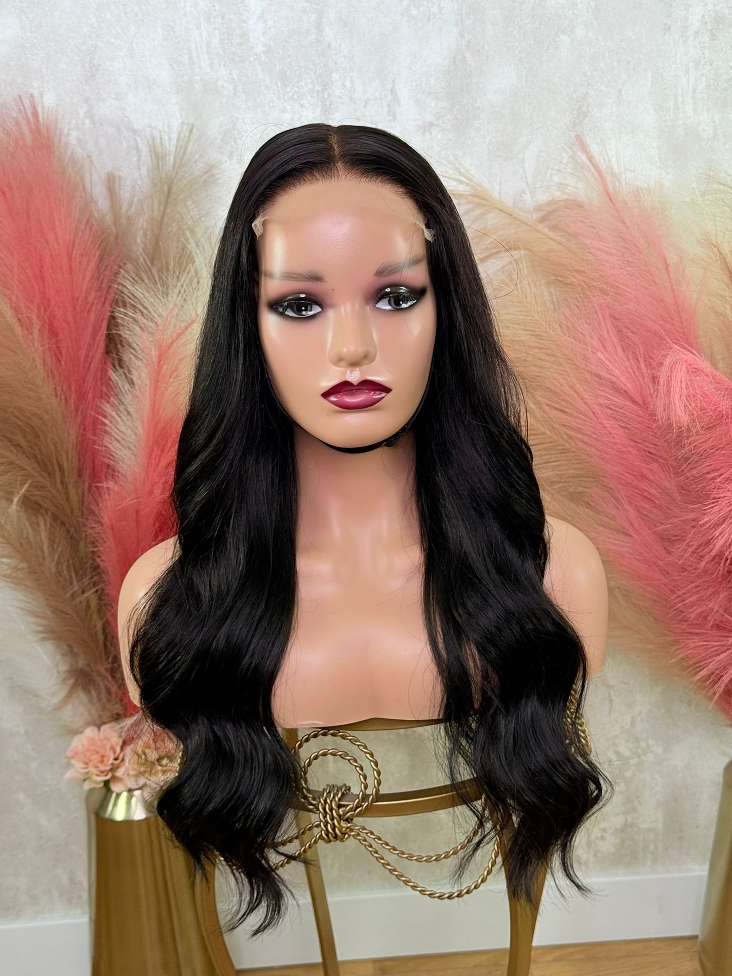 PANTERA | Peluca de pelo natural 50cm (20”) lace 5*5 HD