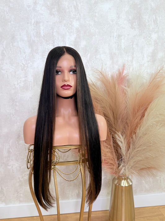 SHANNY  | Peluca de cabello natural 26”