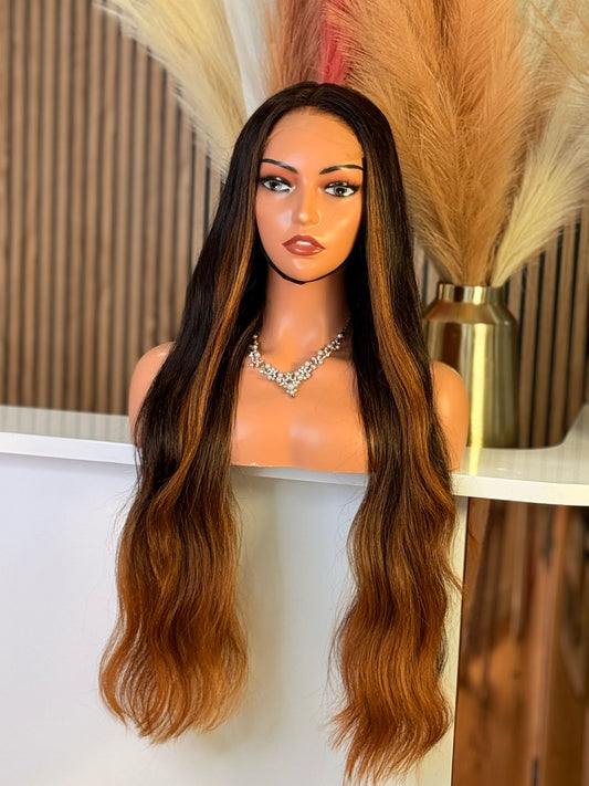 COBRE | Peluca de pelo natural 66cm