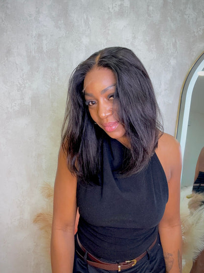 JESSY | Peluca de cabello natural 35 cm