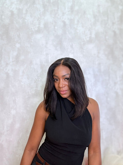 JESSY | Peluca de cabello natural 35 cm