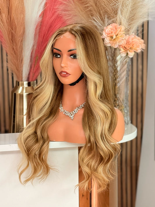 SIDNEY  | Peluca de pelo natural 56cm