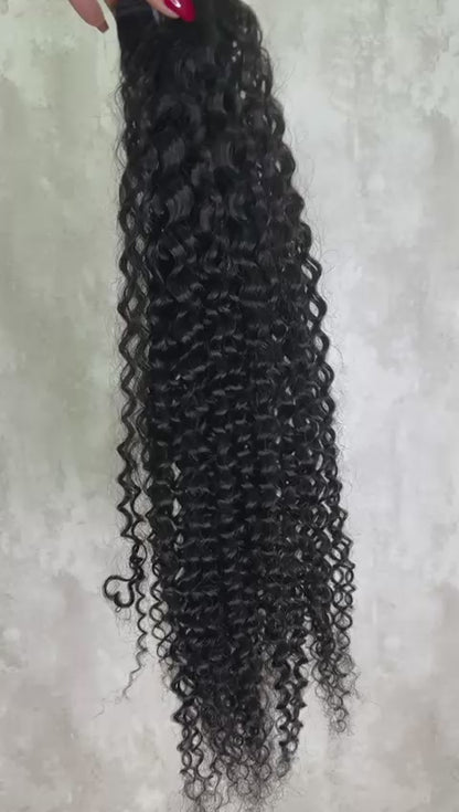 Extensiones cosidas tono rizado